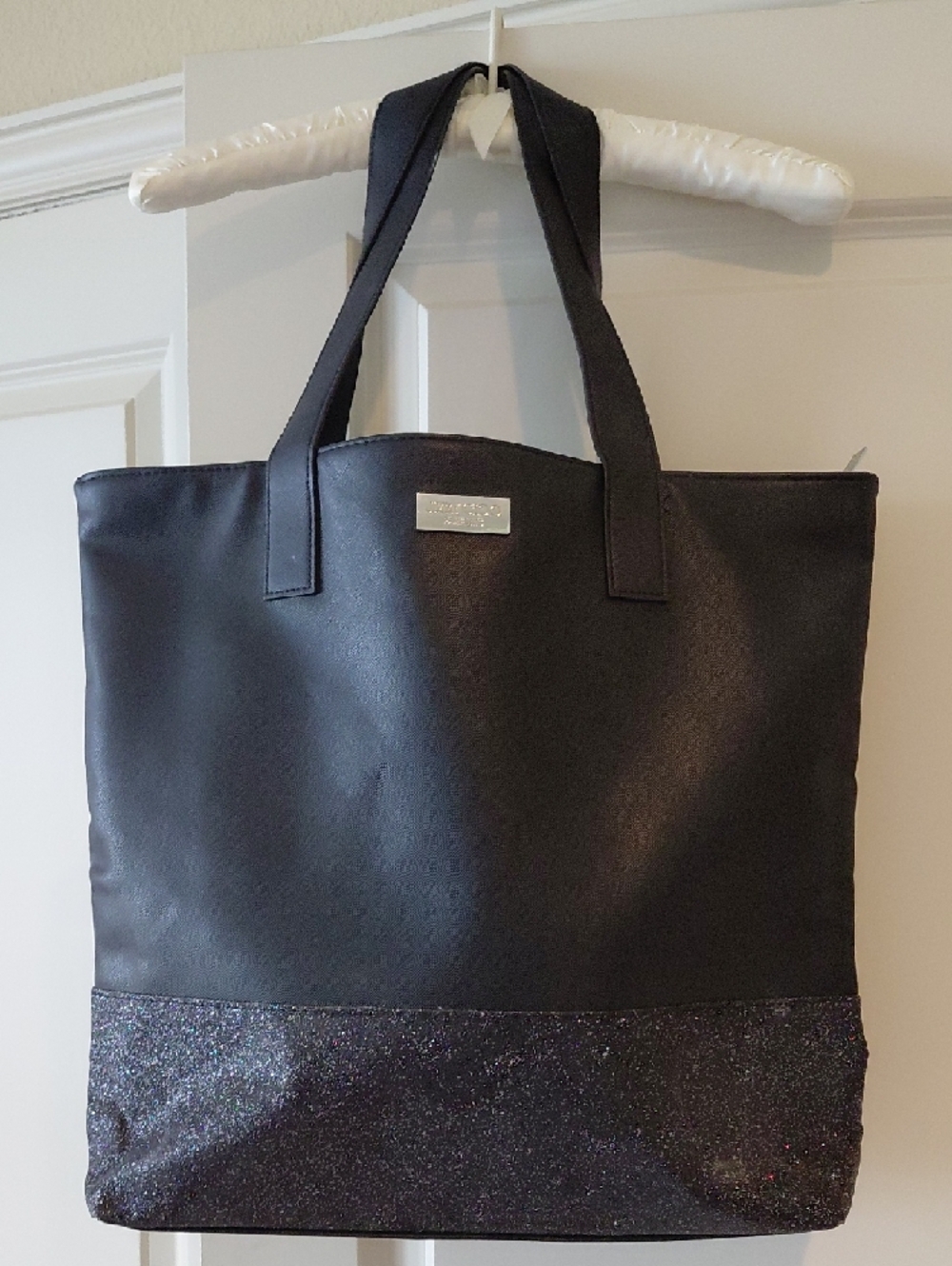 Nwot JIMMY CHOO Black Sparkle Tote Bag - Women
